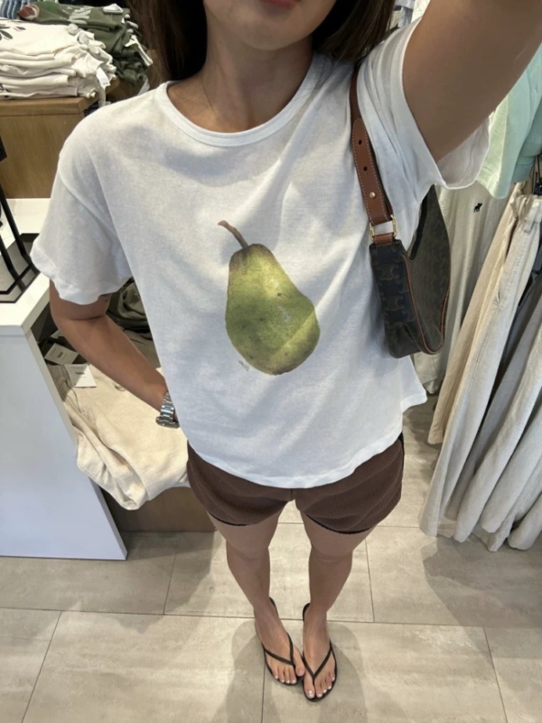 很軟糯大梨短袖T恤輕薄款
