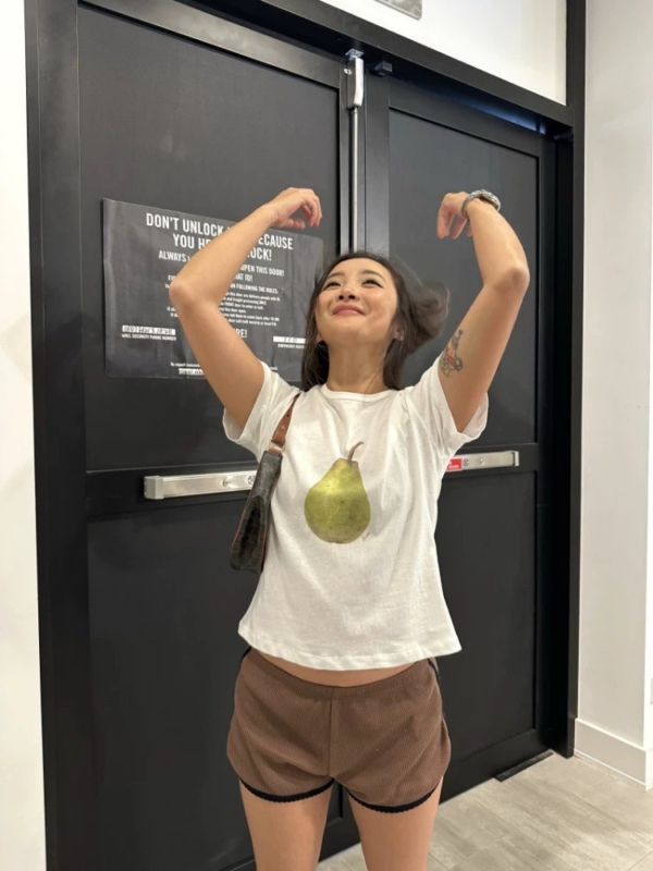 很軟糯大梨短袖T恤輕薄款