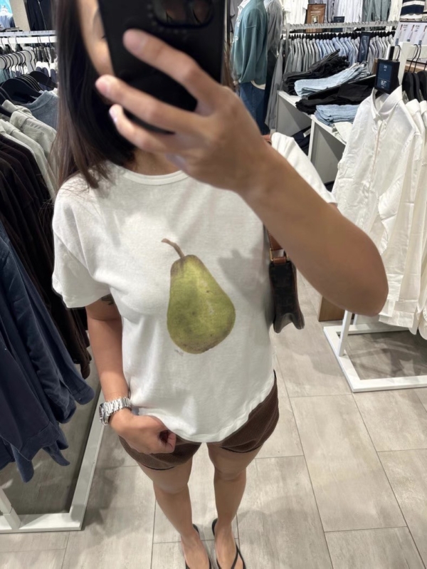 很軟糯大梨短袖T恤輕薄款
