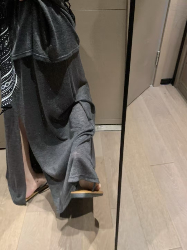 亞麻棉T半身裙套裝