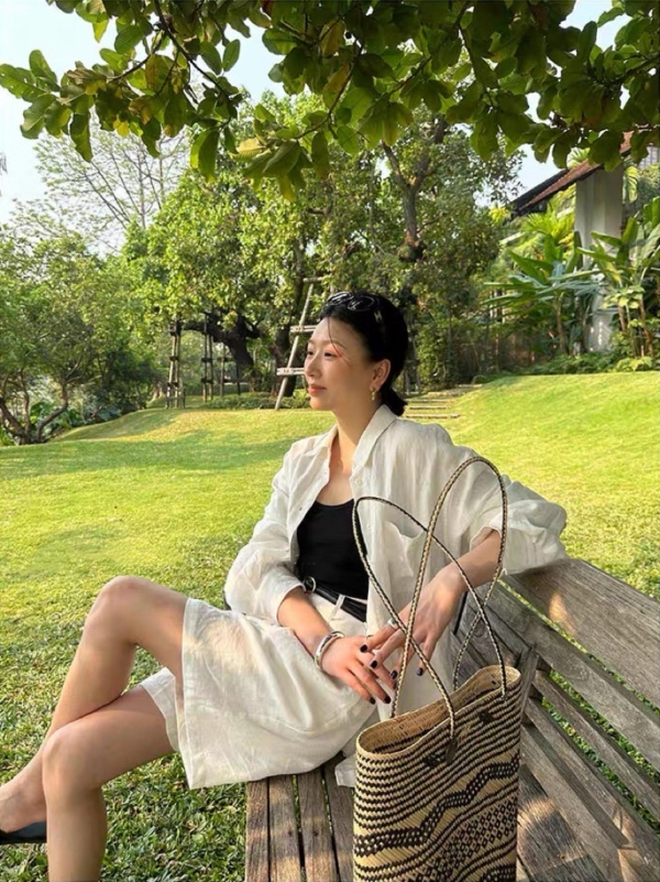 100%亞麻熱賣亞麻中長短褲顯瘦