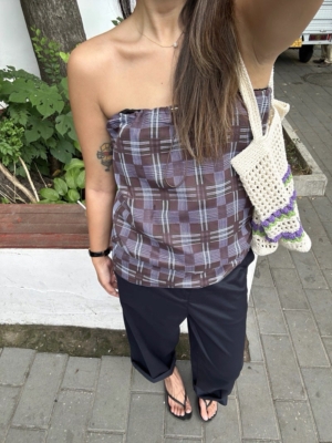 兩穿抹胸半身裙印花透氣棉紗上衣