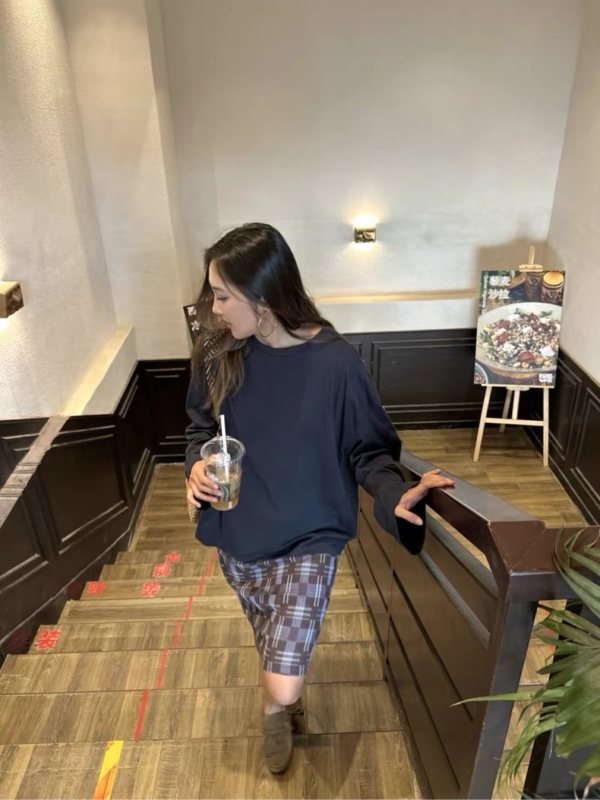 兩穿抹胸半身裙印花透氣棉紗上衣