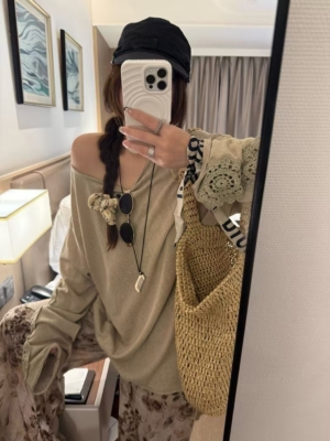 亞麻勾花亞麻罩衫