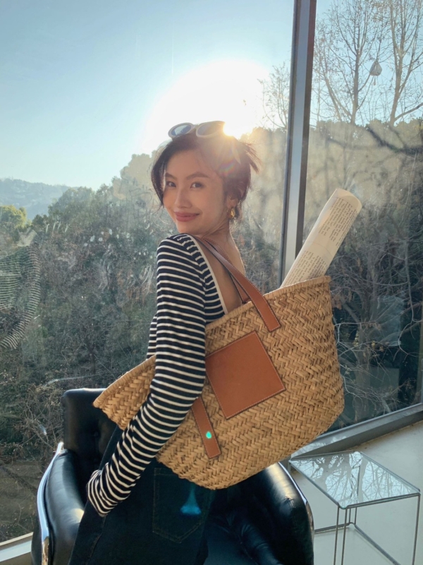 露背上衣性感長袖修身條紋T恤