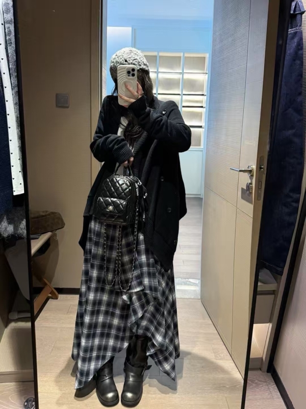 多穿不規則針織開衫上衣