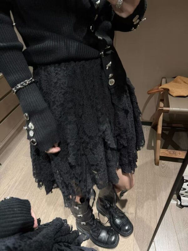 內裡褲蕾絲刺繡短裙