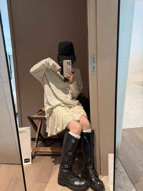 內裡褲蕾絲刺繡短裙