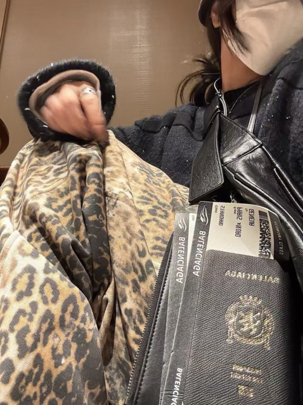 毛圈鬆緊腰休閒迷彩豹紋衛長褲