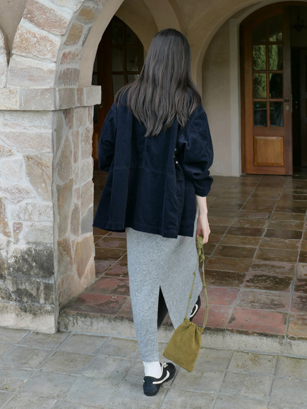 燈芯絨紋理質感外套